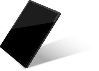 Black Smartphone or Tablet Screen Mockup at Different Angles
