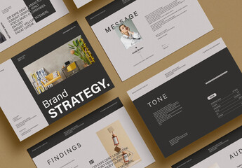 Brand Strategy Template Layout