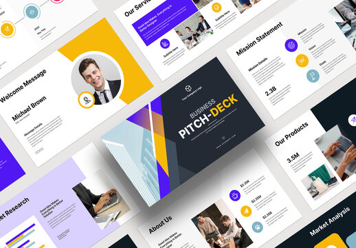 Business Pitch Deck Presentation