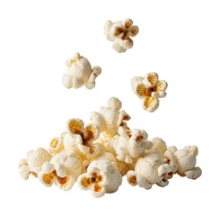 Popping popcorn snack experience kitchen food home isolated on transparent background