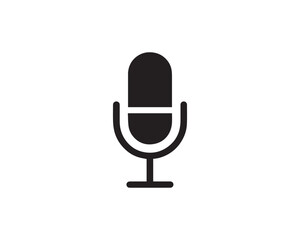 Voice Search icon silhouette vector design illustration