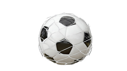 Fototapeta premium soccer ball on white background