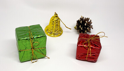 christmas tree and gifts