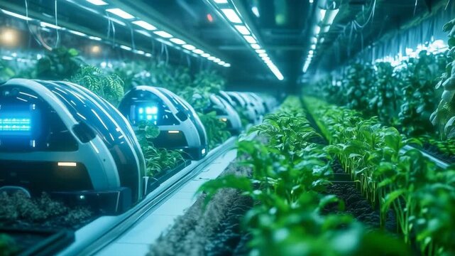 Smart farming robot monitoring seedlings in greenhouse: implementing modern technology in agriculture