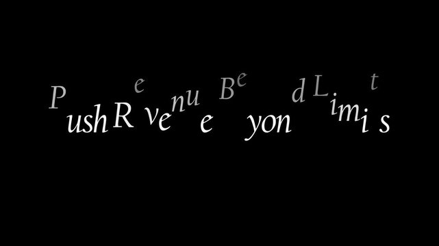 Mathematical notation with variables and superscripts on black background
