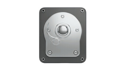 Fototapeta premium Hard Drive Component Isolated on White Background