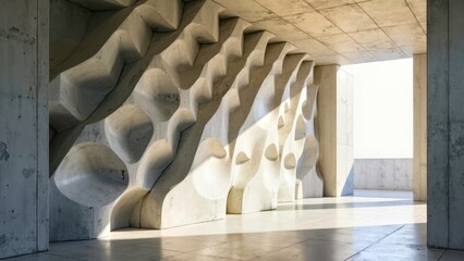 Stacked installation decoration indoor art area