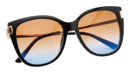 Sunglasses fashion showcase urban product bright atmosphere view isolated on transparent background