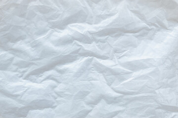 white wrinkled plastic texture with clear fold and wrinkle details