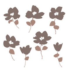 Abstract flower material ideal for textile design,