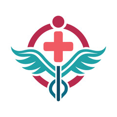 modern health care logo design