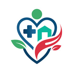 modern health care logo design