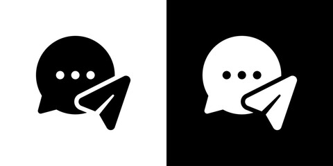 チャット送信のアイコン