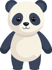panda bear with a book