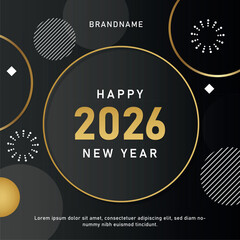 HAPPY NEW YEAR 2026 social media instagram posts