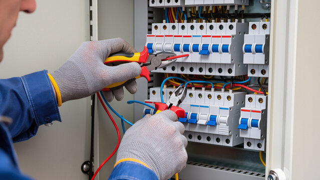 electrician at work