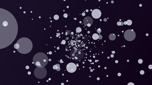 bubble falling animated pattern background.