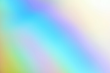 Abstract blur holographic rainbow foil iridescent background