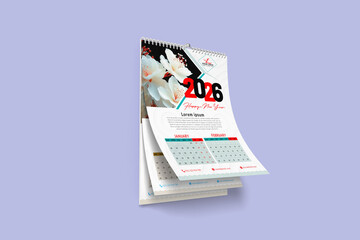 Brand your year 2026 with elegance &mdash; modern calendar design now available