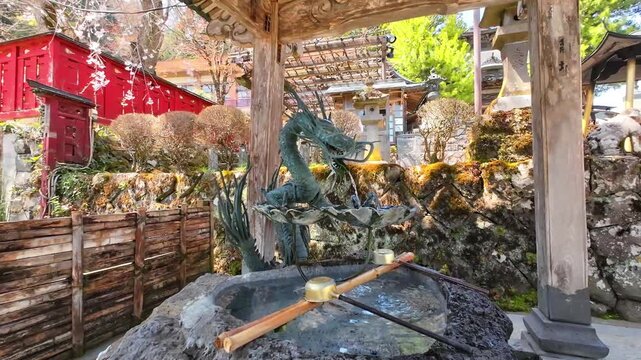 定規如来 西方寺（手水舎）【宮城県仙台市】