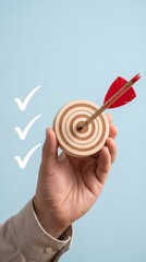 Professional physician explaining performance teaching created winning checklist analysis list review patient care diagnosis planning. Leadership planning operation coaching ambition, vision