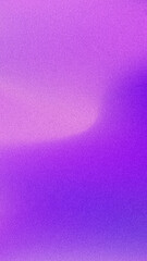 Vertical grainy gradient background with purple violet color. Glowing violet background with blurry and noise texture, design for banner or social media.