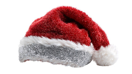 santa claus hat isolated on white background