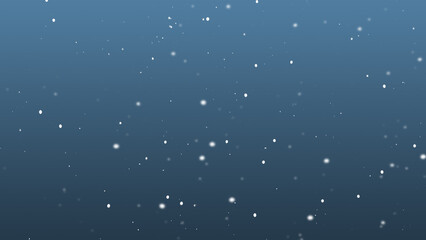 Winter freeze motion of white snow coming down, isolated on black background. Blurred snowfall texture overlay.