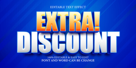 Editable Text Effect: 