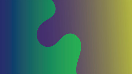 Abstract colorful vector illustration design with green circles, question mark, and human symbol