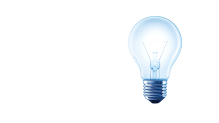 Luminous bulb illuminates dark vast background clear glass object emits radiant soft illumination