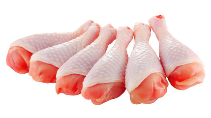 Chicken legs presented on dark background three chicken legs arranged against sleek black backdrop