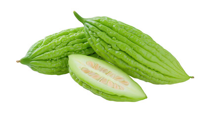 Green vegetable sliced revealing fresh vibrant interior close up of cut green vegetable showcasing its freshness