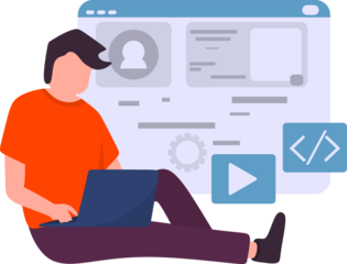 Website Development Illustration