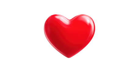 Red heart symbol on a black background graphic illustration of a vivid red heart against black