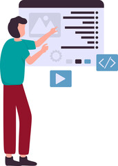 Website Development Illustration