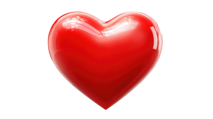 Vibrant red heart emblem glows on dark backdrop bright crimson heart illustration contrasts black canvas