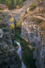 Exploring the serene Barranco de la Hoz in Calomarde, Teruel, Spain