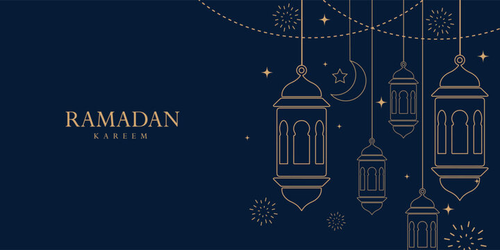 Ramadan Kareem banner, poster, greeting card, cover design set with mosque, Collection of Islamic windows, mosque doors, frames and arches. Arabic oriental style vector elements, Modern Islamic.