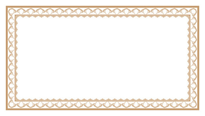 Golden thin frame set. Gold geometric borders in art deco style. Thin linear radiance rectangular shape collection. Yellow glowing shiny boarder element pack. Vector bundle for photo, cadre, poster