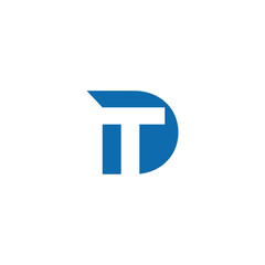 Logo Letter DT Simple Minimalit Symbols