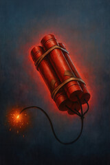 Dynamite Explosive Illustration