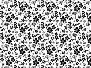 植物のパターン①黒