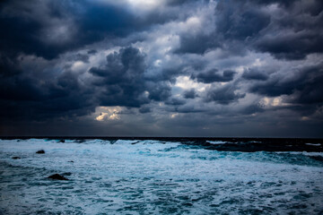 奄美大島の冬の海。
