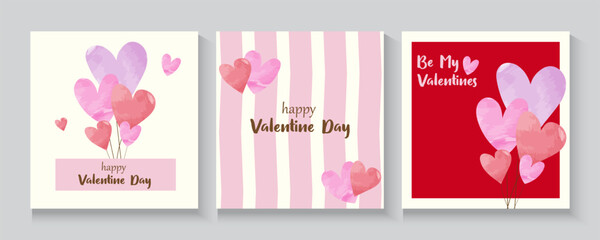 Valentine's Day poster, greeting card, cover, templates with modern paper cut style and label, sale promotion design. Valentine day banner card backgrounds with hand drawn art texture style with heart