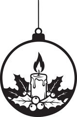 Obraz premium Christmas Icon Design Vector Set – Festive Holiday Symbols Collection