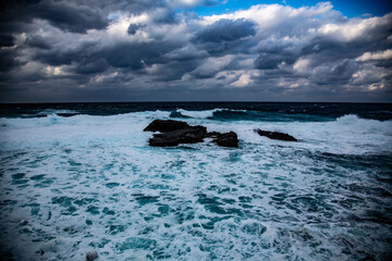 奄美大島の冬の海。