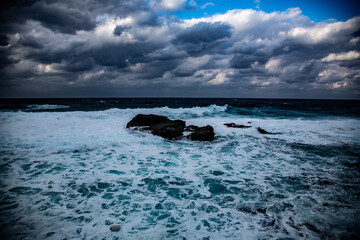 奄美大島の冬の海。