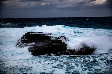 奄美大島の冬の海。