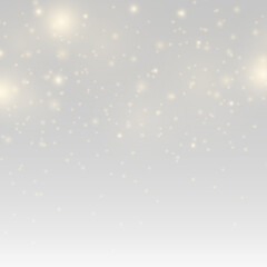 Fine golden dust floats gently with glowing sparkles and soft light trails. The luminous texture creates depth and magical motion. Ideal for fantasy and elegant designs PNG